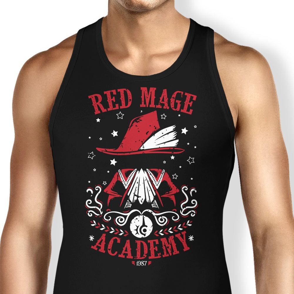 Red Mage Academy Tank Top - Adult & Kids T-Shirts, Sweatshirts & Hoodies apparel design preview 1