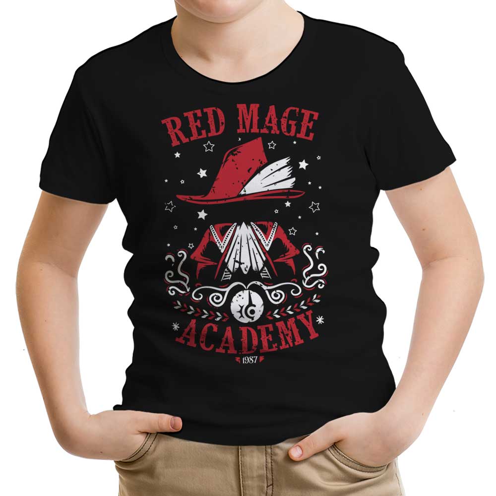 Red Mage Academy Youth Apparel - Adult & Kids T-Shirts, Sweatshirts & Hoodies apparel design preview 1