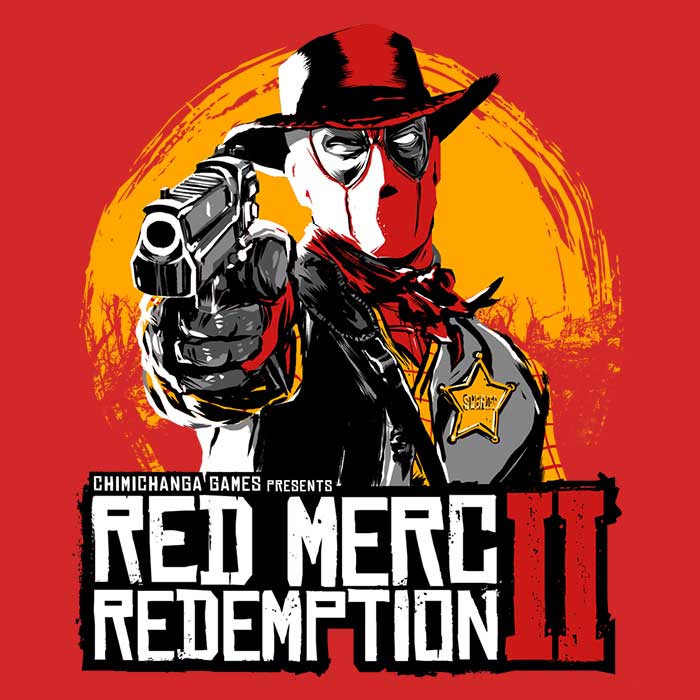 Red Merc Redemption Women's Apparel - Adult & Kids T-Shirts, Sweatshirts & Hoodies apparel design preview 2