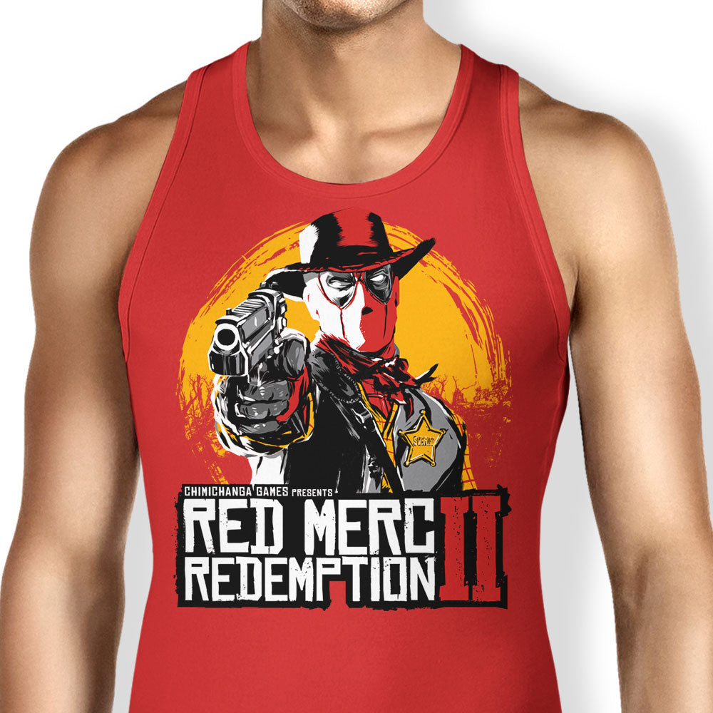 Red Merc Redemption Tank Top - Adult & Kids T-Shirts, Sweatshirts & Hoodies apparel design preview 1