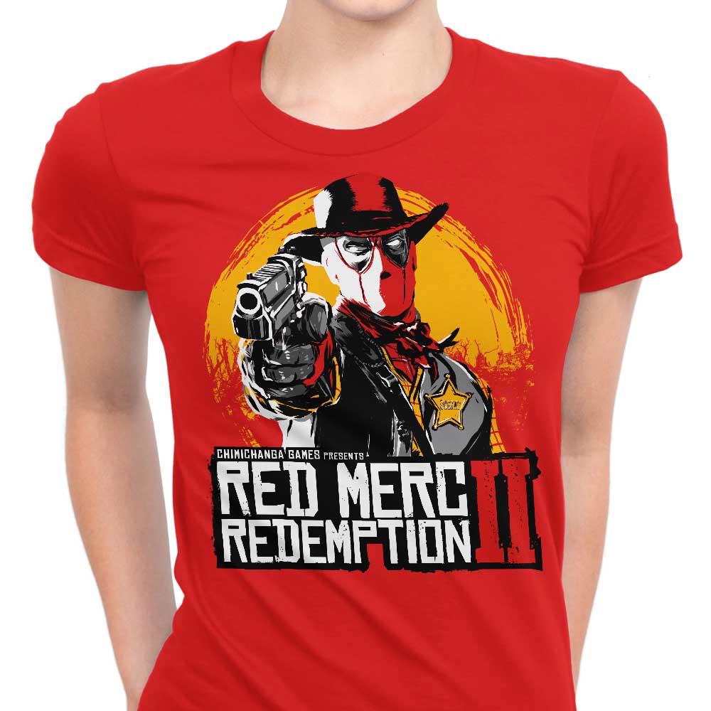 Red Merc Redemption Women's Apparel - Adult & Kids T-Shirts, Sweatshirts & Hoodies apparel design preview 1