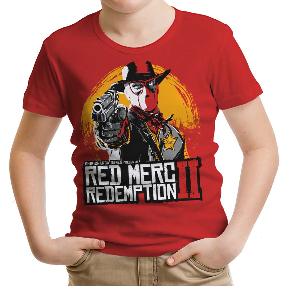 Red Merc Redemption Youth Apparel - Adult & Kids T-Shirts, Sweatshirts & Hoodies apparel design preview 1