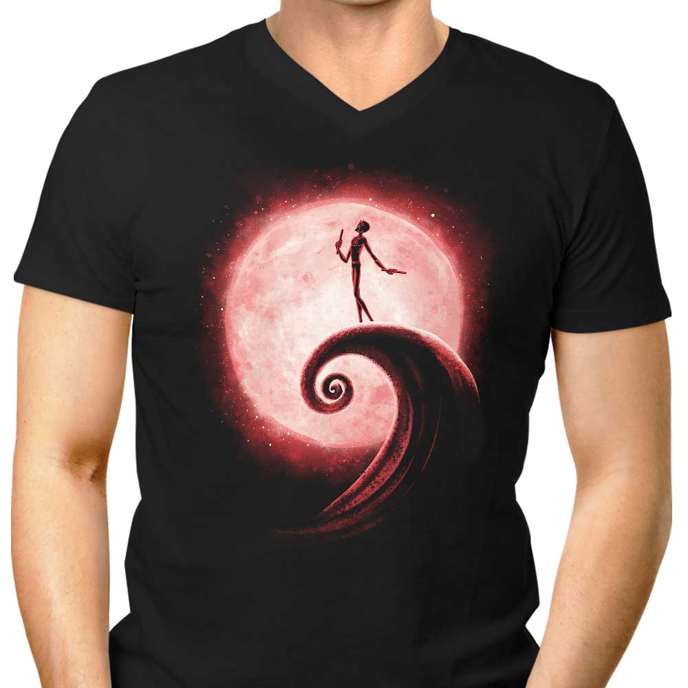 Red Nightmare Men's V-Neck - Adult & Kids T-Shirts, Sweatshirts & Hoodies apparel design preview 1