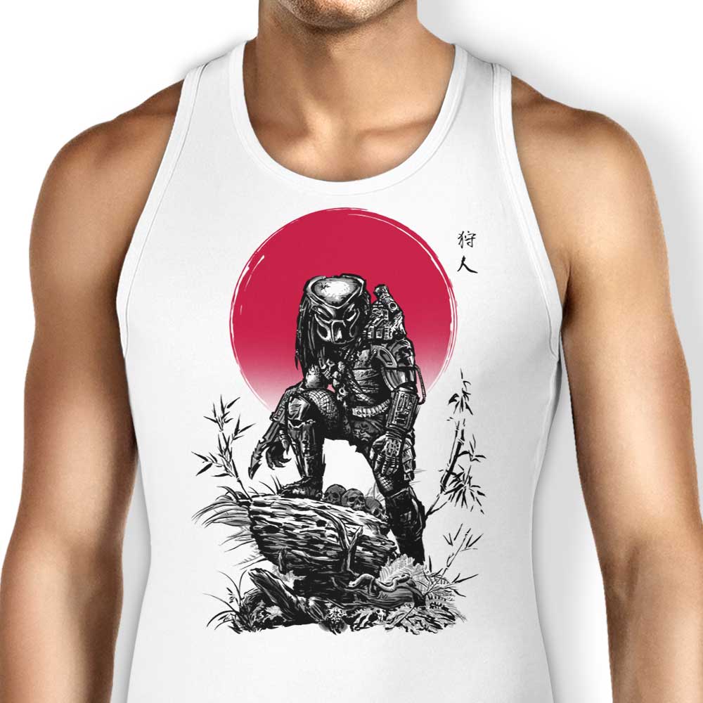 Red Sun Hunter Tank Top - Adult & Kids T-Shirts, Sweatshirts & Hoodies apparel design preview 1