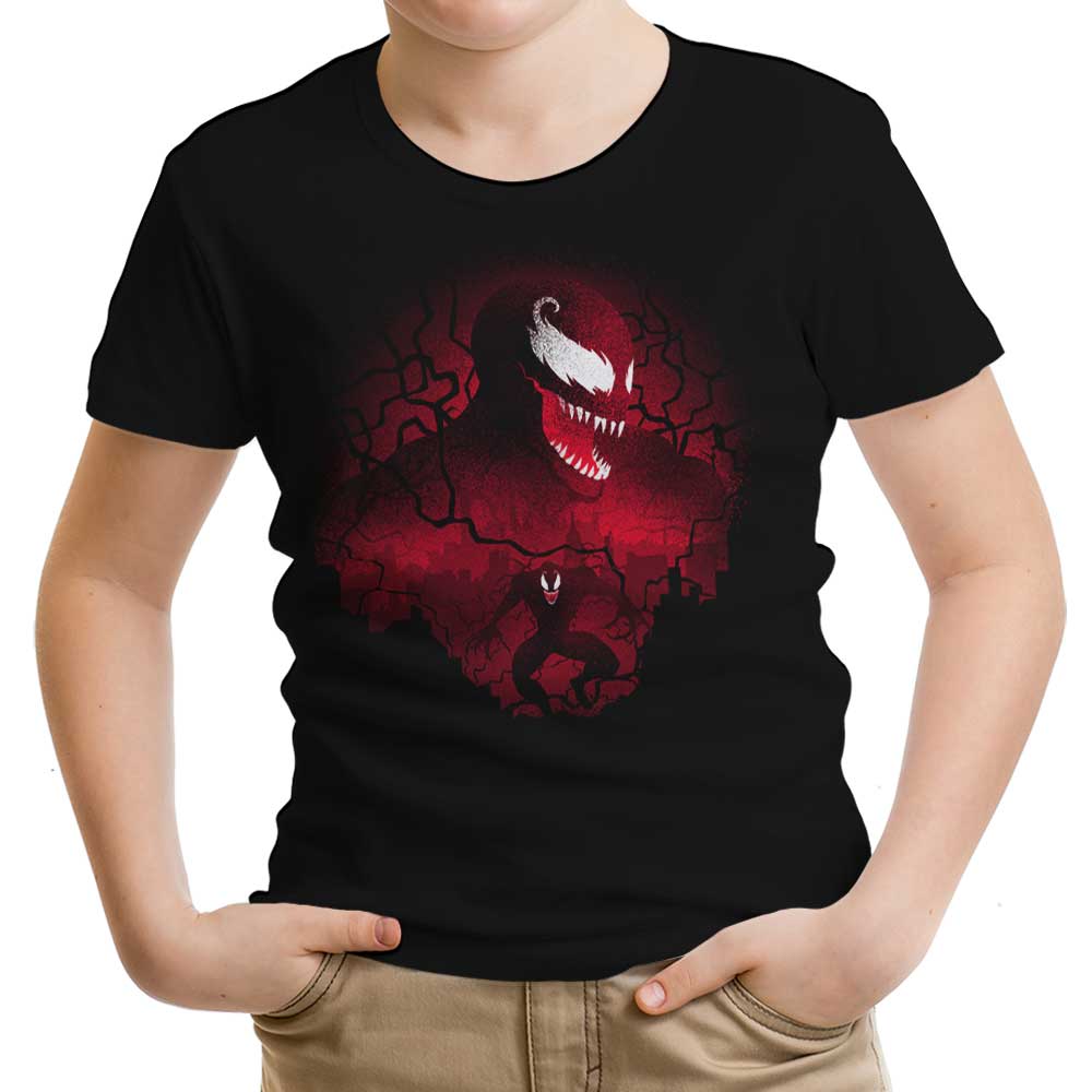 Red Symbiote Youth Apparel - Adult & Kids T-Shirts, Sweatshirts & Hoodies apparel design preview 1