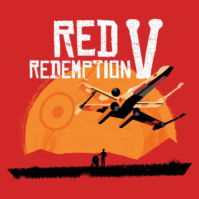 Red V Redemption Youth Apparel - Adult & Kids T-Shirts, Sweatshirts & Hoodies apparel design preview 2