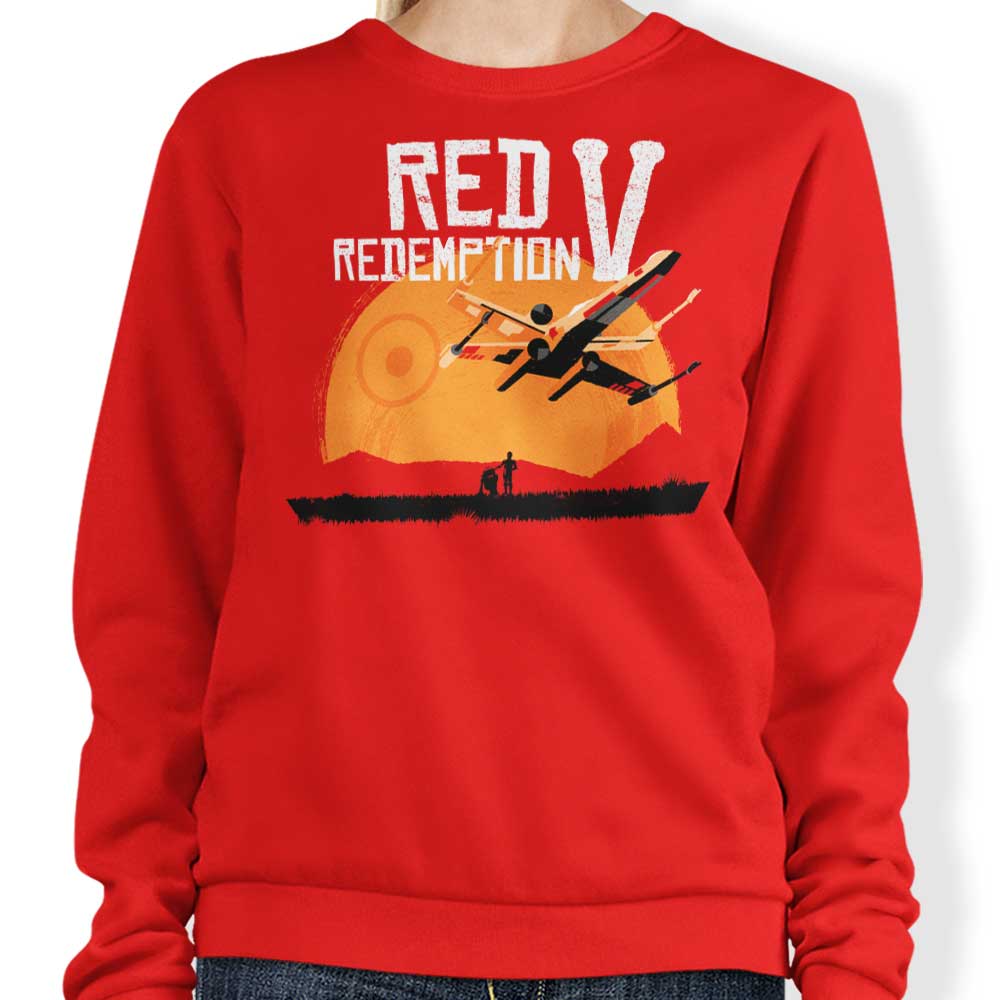Red V Redemption - Adult & Kids T-Shirts, Sweatshirts & Hoodies apparel design preview 1