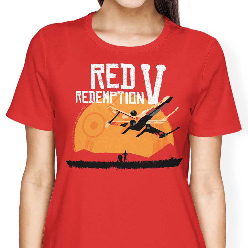 Red V Redemption Women's Apparel - Adult & Kids T-Shirts, Sweatshirts & Hoodies apparel design preview 2