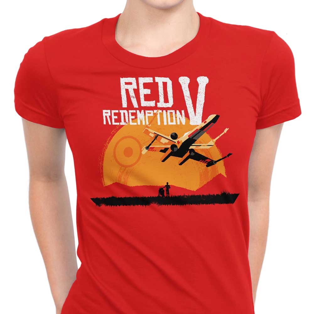 Red V Redemption Women's Apparel - Adult & Kids T-Shirts, Sweatshirts & Hoodies apparel design preview 1