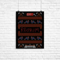 Redrum Christmas Poster - Adult & Kids T-Shirts, Sweatshirts & Hoodies apparel design preview 1