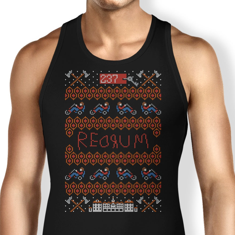 Redrum Christmas Tank Top - Adult & Kids T-Shirts, Sweatshirts & Hoodies apparel design preview 1