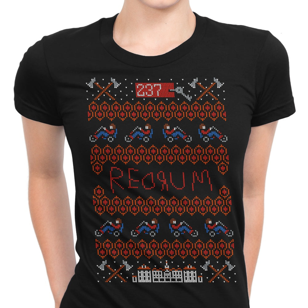 Redrum Christmas Women's Apparel - Adult & Kids T-Shirts, Sweatshirts & Hoodies apparel design preview 1
