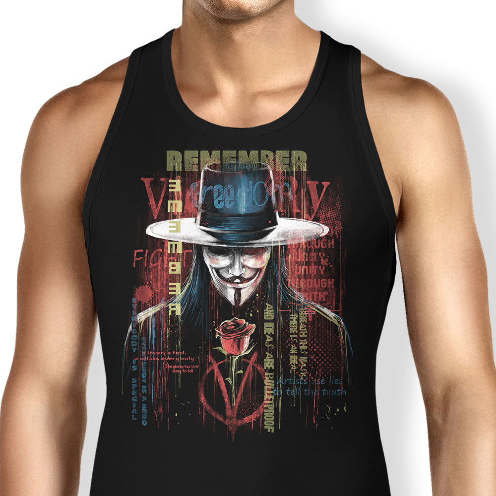 Remember Tank Top - Adult & Kids T-Shirts, Sweatshirts & Hoodies apparel design preview 1