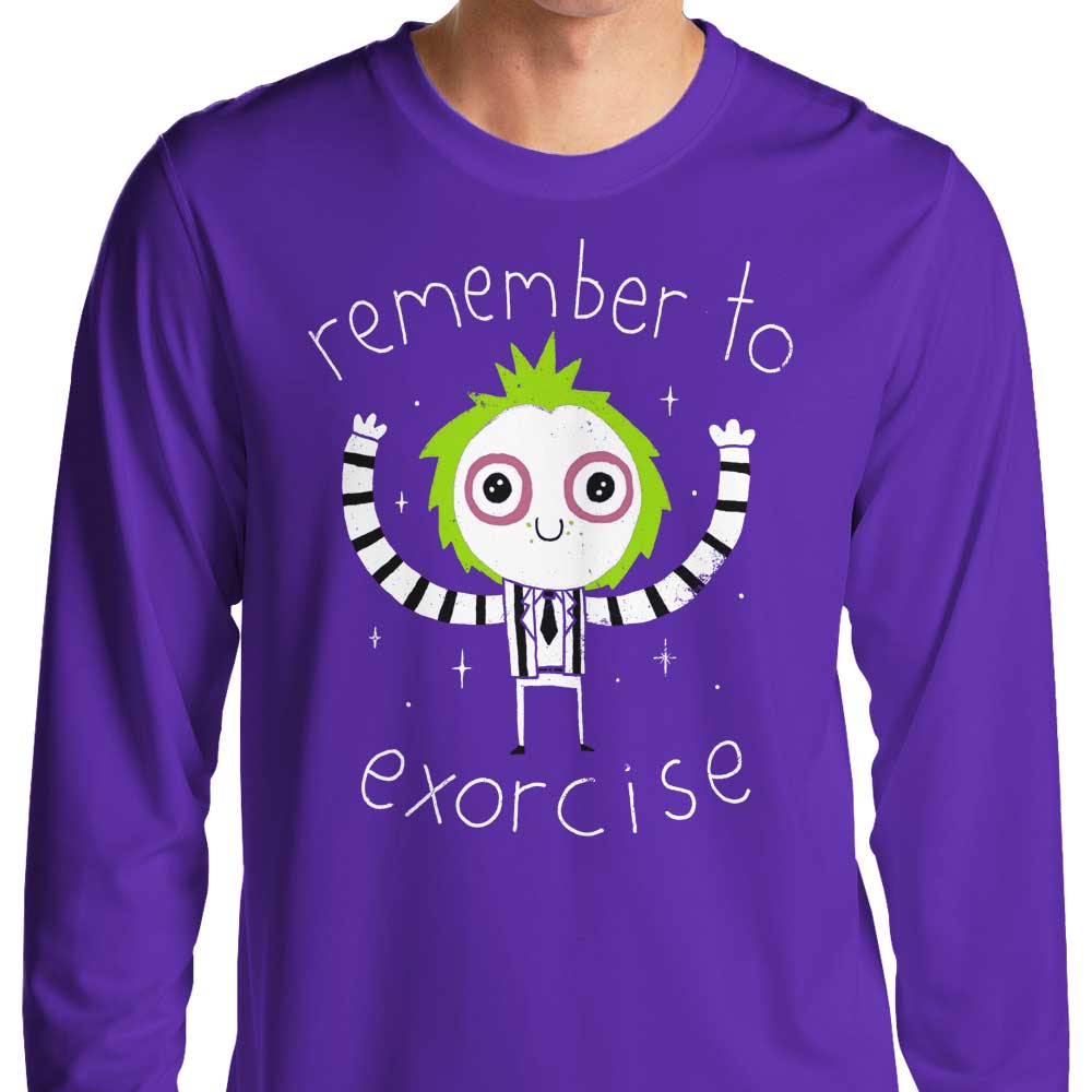 Remember to Exorcise - Adult & Kids T-Shirts, Sweatshirts & Hoodies apparel design preview 1