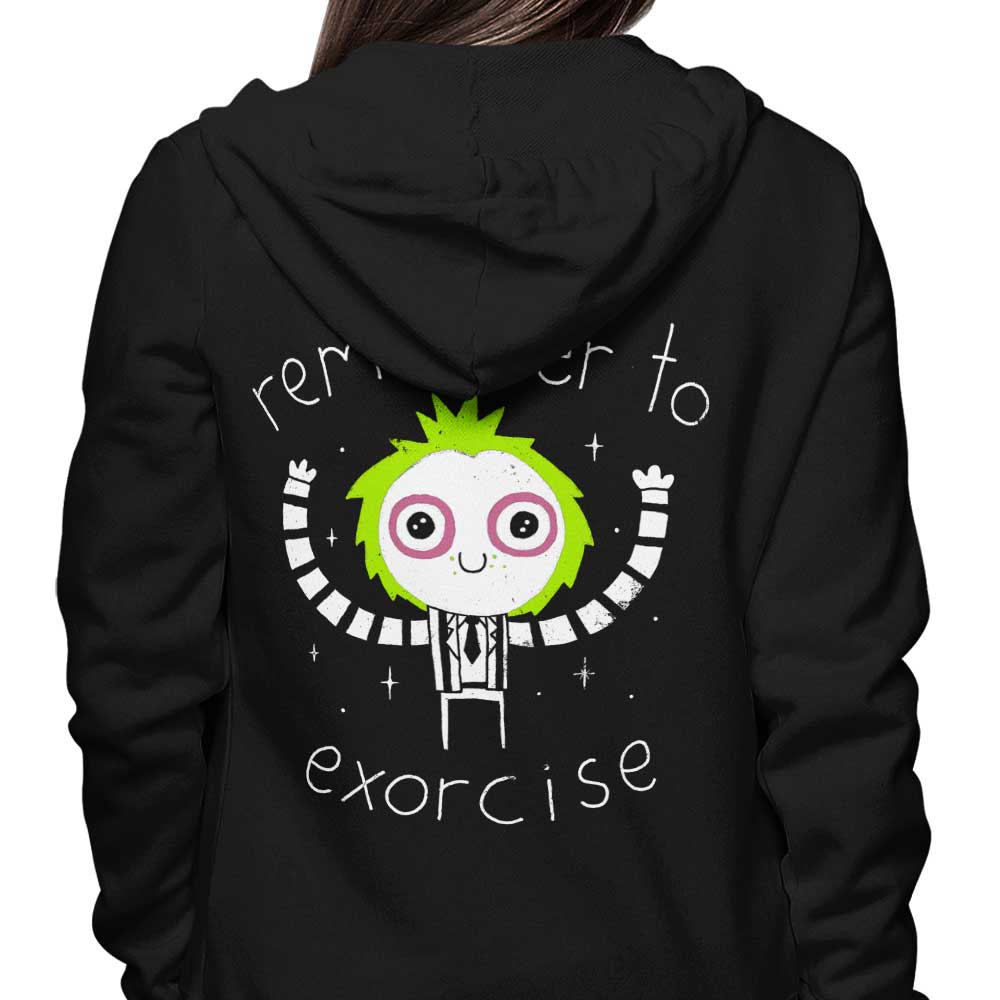 Remember to Exorcise - Adult & Kids T-Shirts, Sweatshirts & Hoodies apparel design preview 1