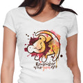 Remember Who You Are Women's V-Neck - Adult & Kids T-Shirts, Sweatshirts & Hoodies apparel design preview 1