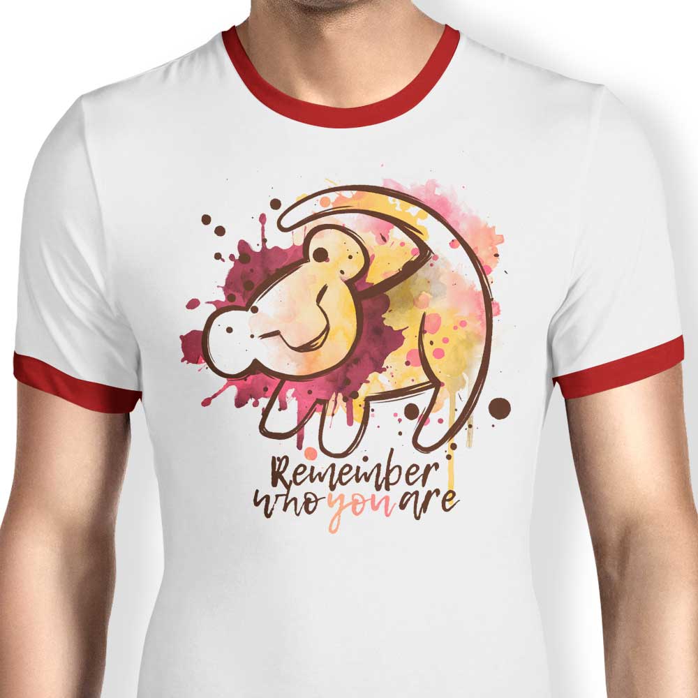 Remember Who You Are Ringer - Adult & Kids T-Shirts, Sweatshirts & Hoodies apparel design preview 1