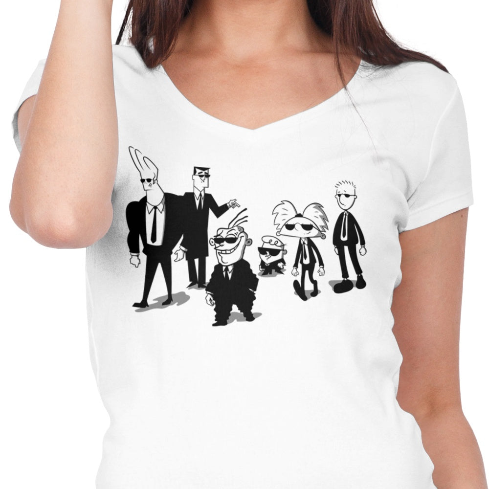 Reservoir Cartoons Women's V-Neck - Adult & Kids T-Shirts, Sweatshirts & Hoodies apparel design preview 2