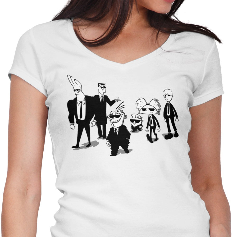 Reservoir Cartoons Women's V-Neck - Adult & Kids T-Shirts, Sweatshirts & Hoodies apparel design preview 1