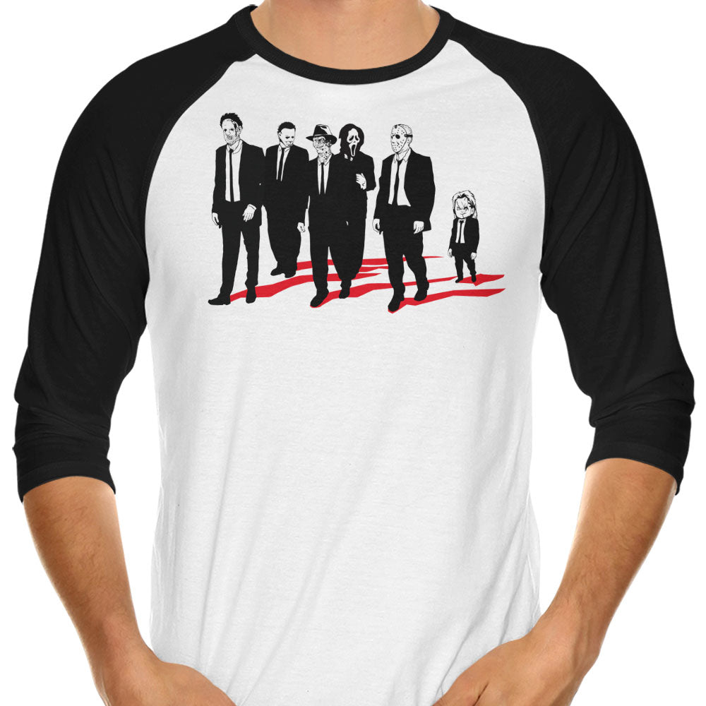 Reservoir Slashers 3/4 Sleeve Raglan - Adult & Kids T-Shirts, Sweatshirts & Hoodies apparel design preview 1