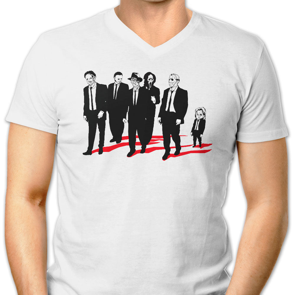 Reservoir Slashers Men's V-Neck - Adult & Kids T-Shirts, Sweatshirts & Hoodies apparel design preview 1