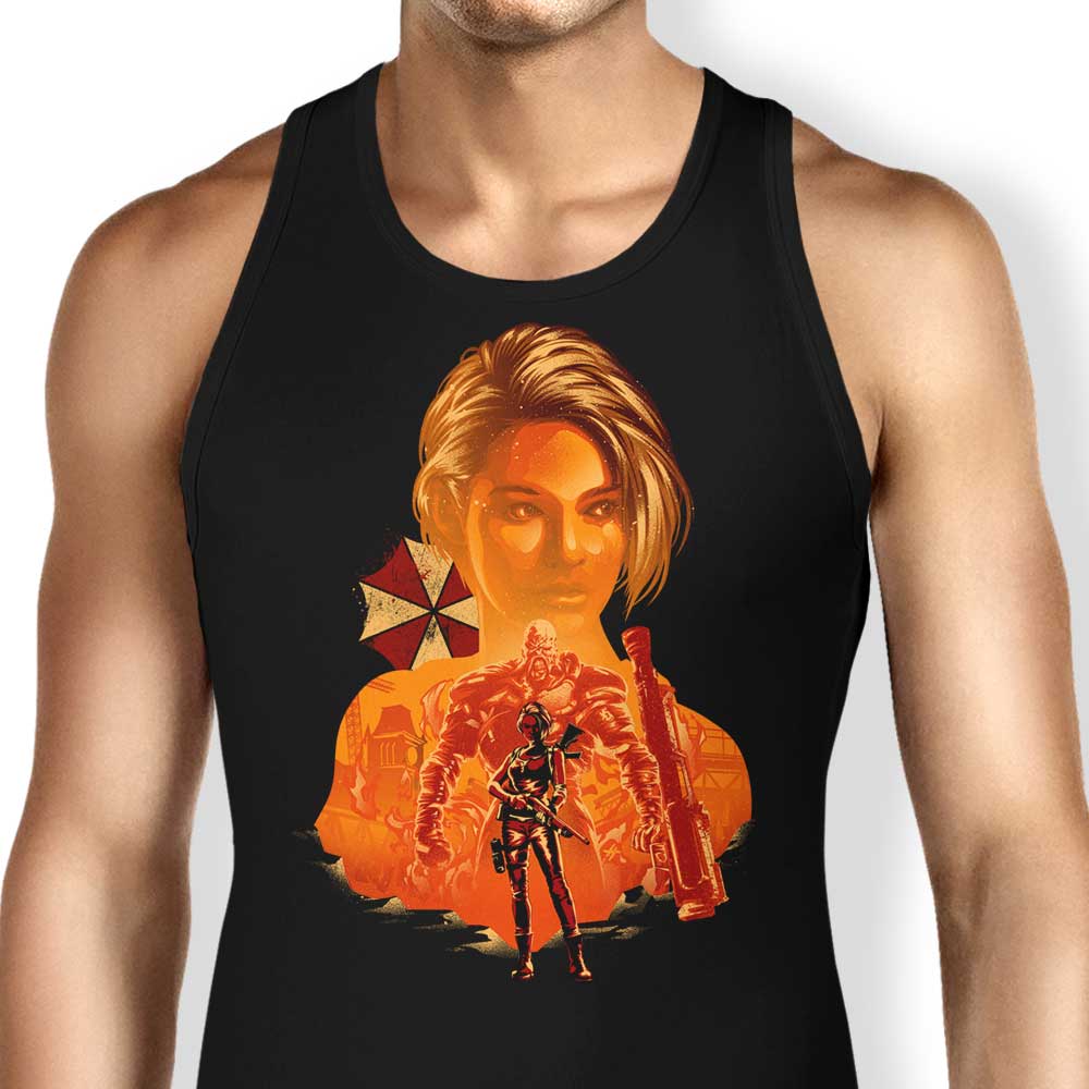 Resident Jill Tank Top - Adult & Kids T-Shirts, Sweatshirts & Hoodies apparel design preview 1