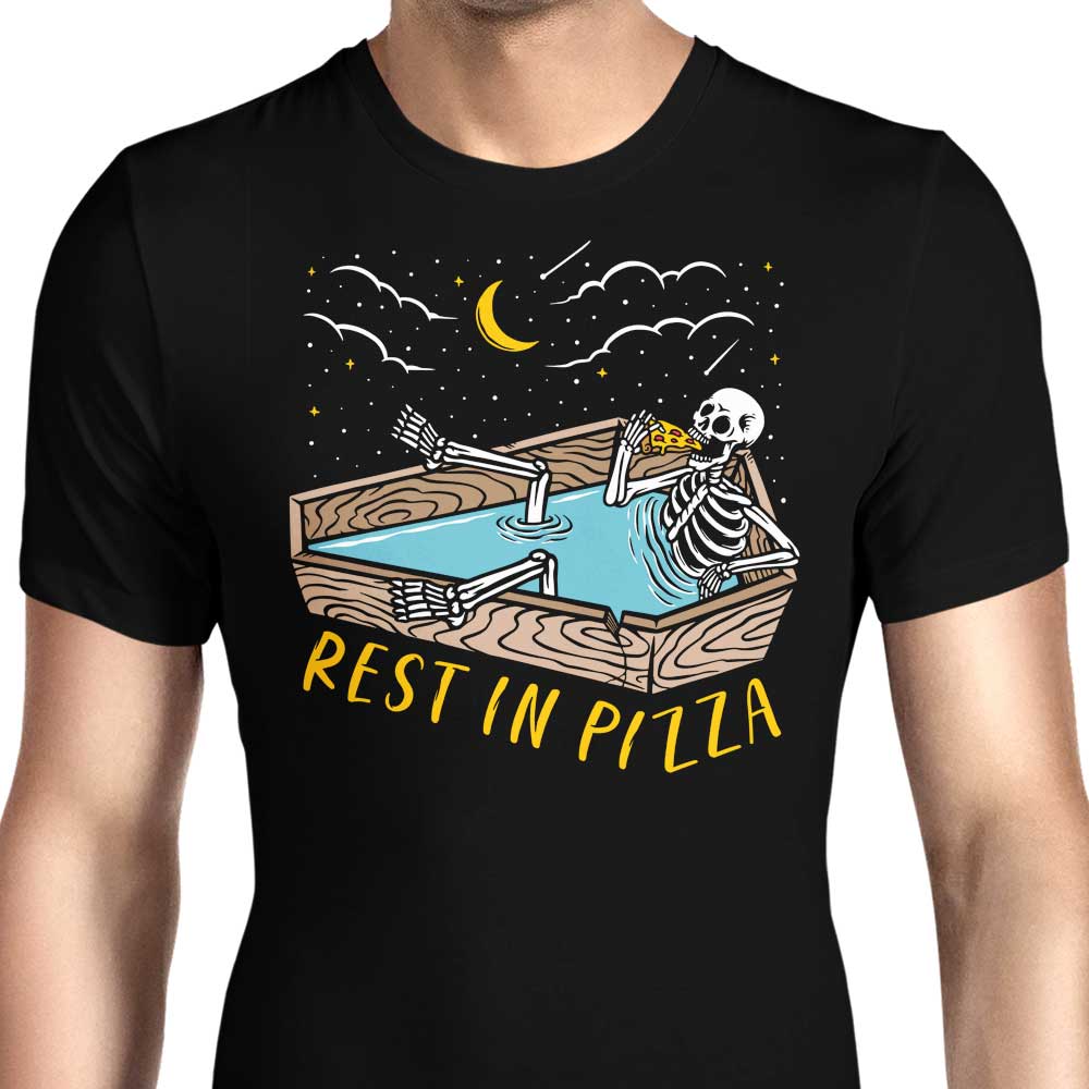 Rest in Pizza Men's Apparel - Adult & Kids T-Shirts, Sweatshirts & Hoodies apparel design preview 1