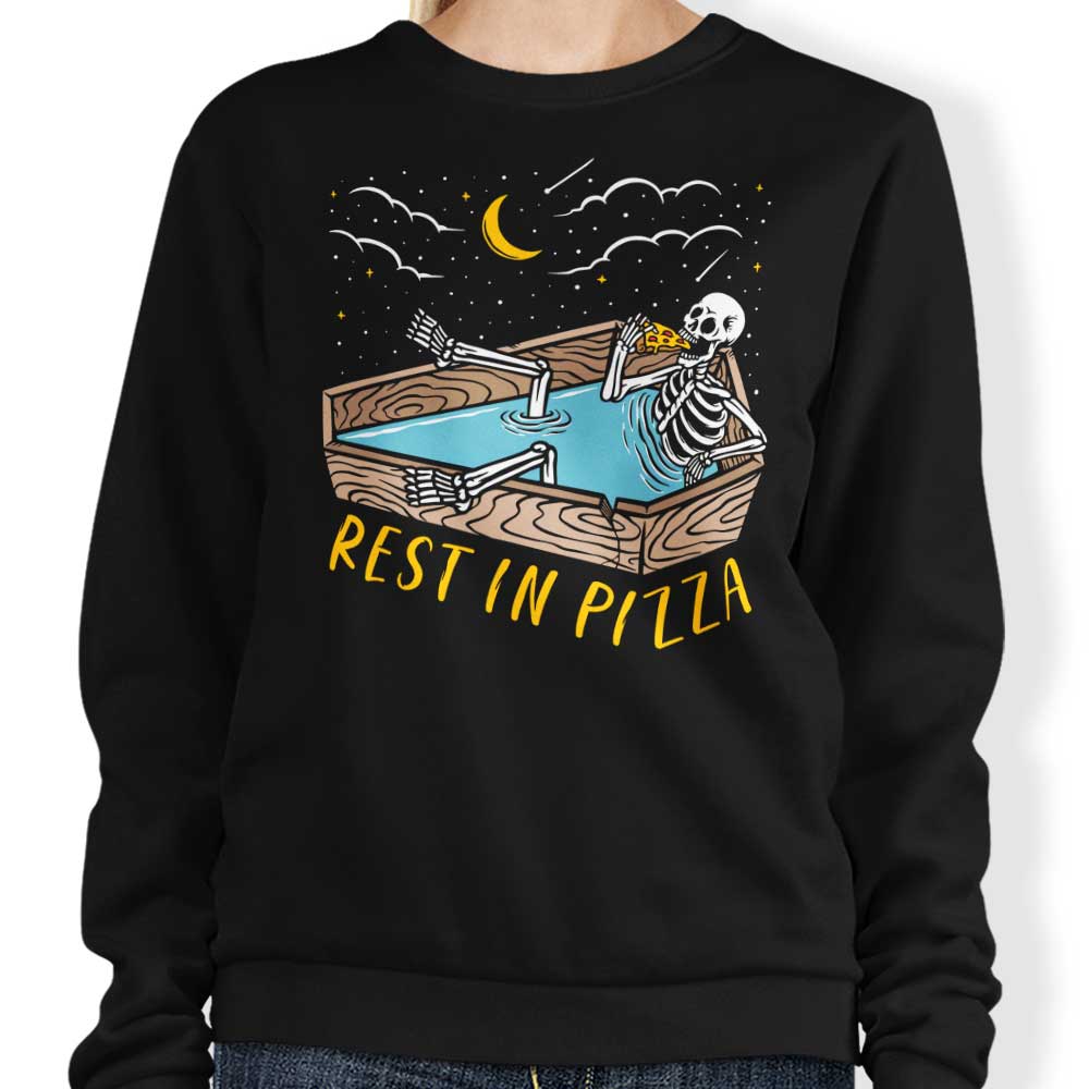 Rest in Pizza - Adult & Kids T-Shirts, Sweatshirts & Hoodies apparel design preview 1