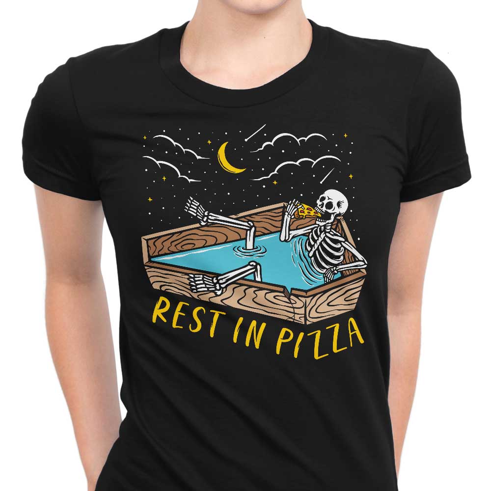 Rest in Pizza Women's Apparel - Adult & Kids T-Shirts, Sweatshirts & Hoodies apparel design preview 1