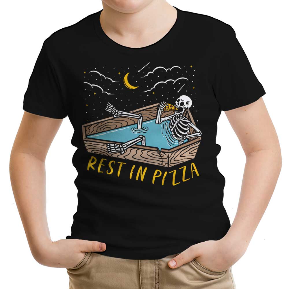 Rest in Pizza Youth Apparel - Adult & Kids T-Shirts, Sweatshirts & Hoodies apparel design preview 1