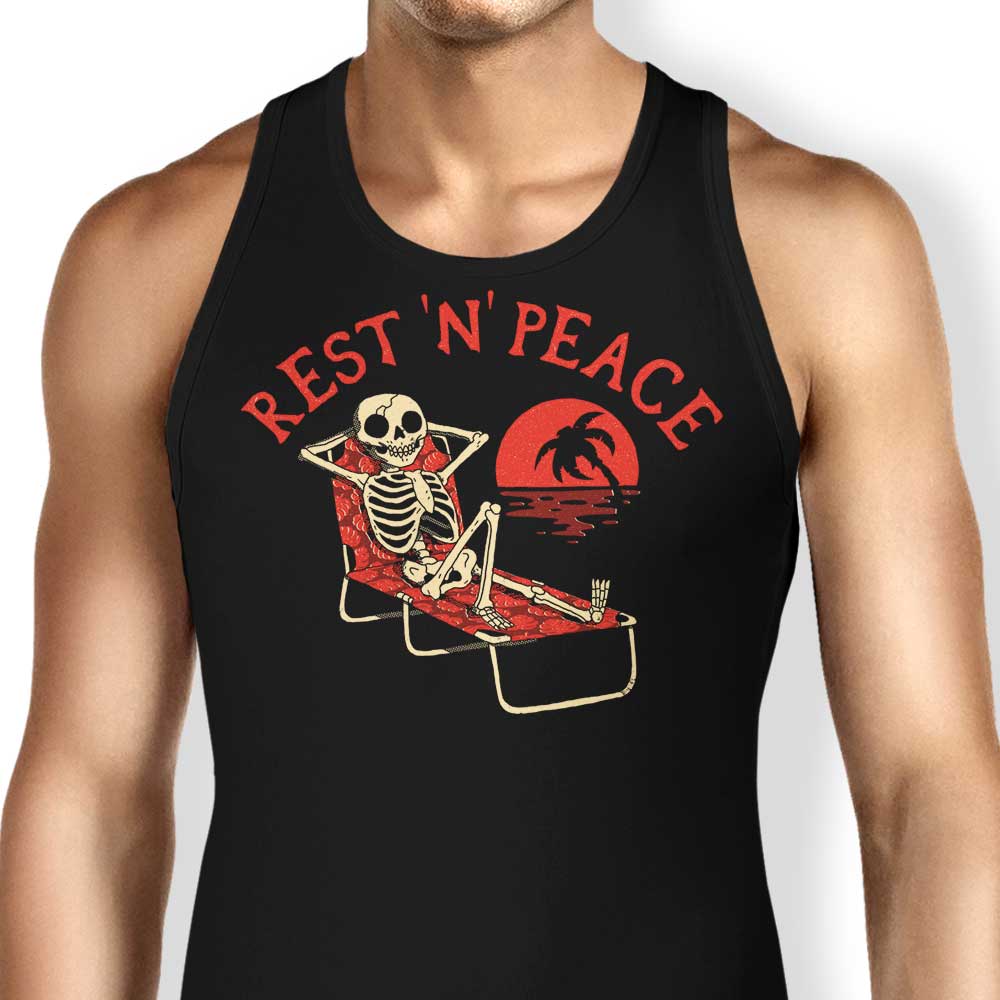 Rest N' Peace Tank Top - Adult & Kids T-Shirts, Sweatshirts & Hoodies apparel design preview 1