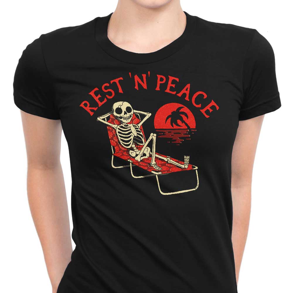 Rest N' Peace Women's Apparel - Adult & Kids T-Shirts, Sweatshirts & Hoodies apparel design preview 1