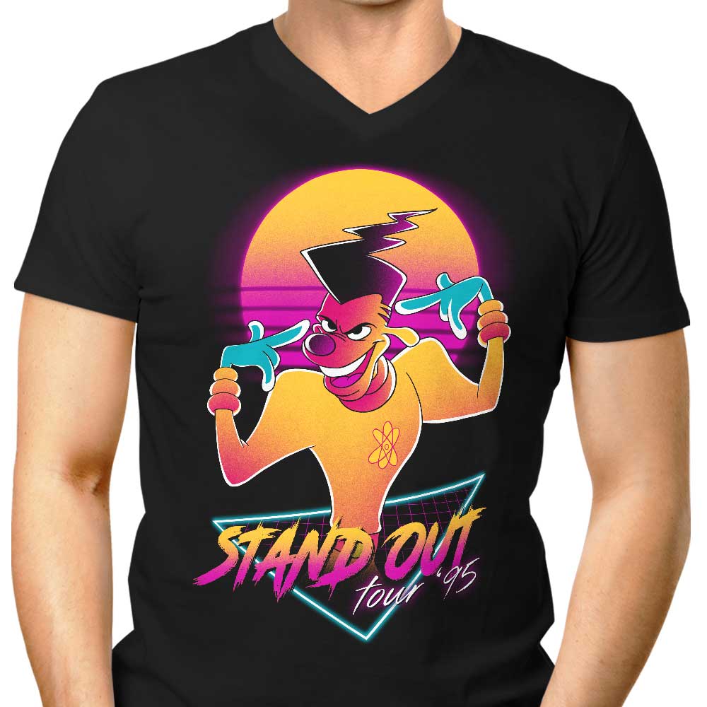 Retro 95 Tour Men's V-Neck - Adult & Kids T-Shirts, Sweatshirts & Hoodies apparel design preview 1