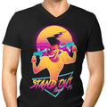 Retro 95 Tour Men's V-Neck - Adult & Kids T-Shirts, Sweatshirts & Hoodies apparel design preview 1