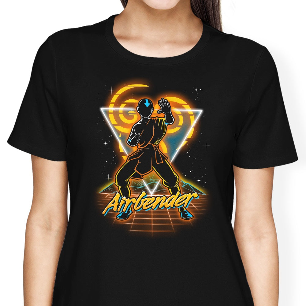 Retro Airbender Women's Apparel - Adult & Kids T-Shirts, Sweatshirts & Hoodies apparel design preview 2