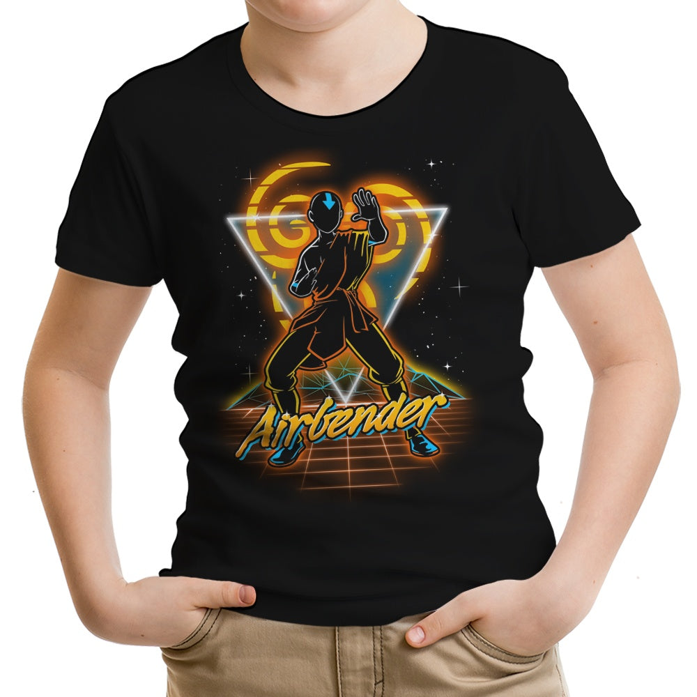 Retro Airbender Youth Apparel - Adult & Kids T-Shirts, Sweatshirts & Hoodies apparel design preview 1