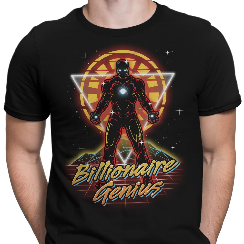 Retro Billionaire Genius Men's Apparel - Adult & Kids T-Shirts, Sweatshirts & Hoodies apparel design preview 2