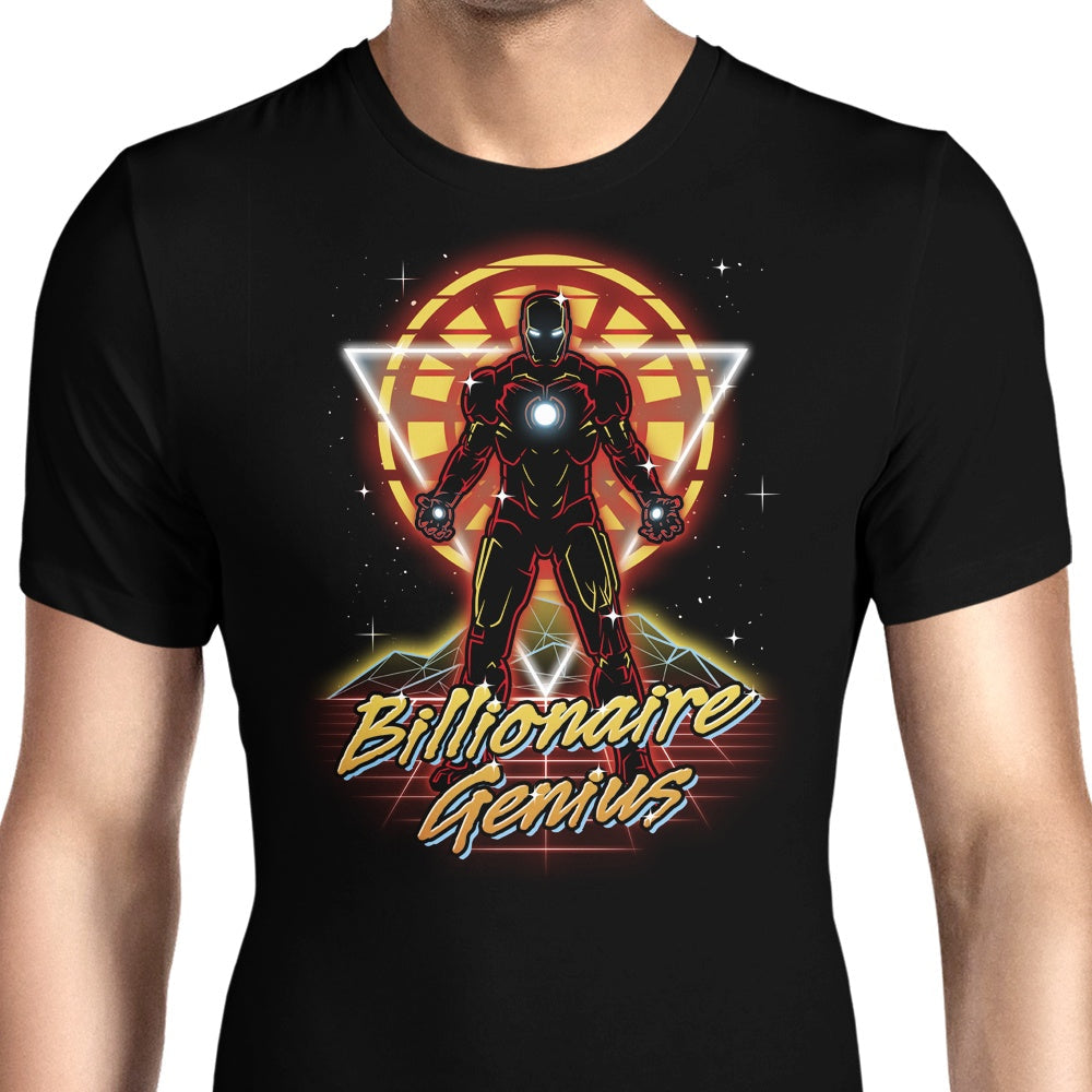 Retro Billionaire Genius Men's Apparel - Adult & Kids T-Shirts, Sweatshirts & Hoodies apparel design preview 1