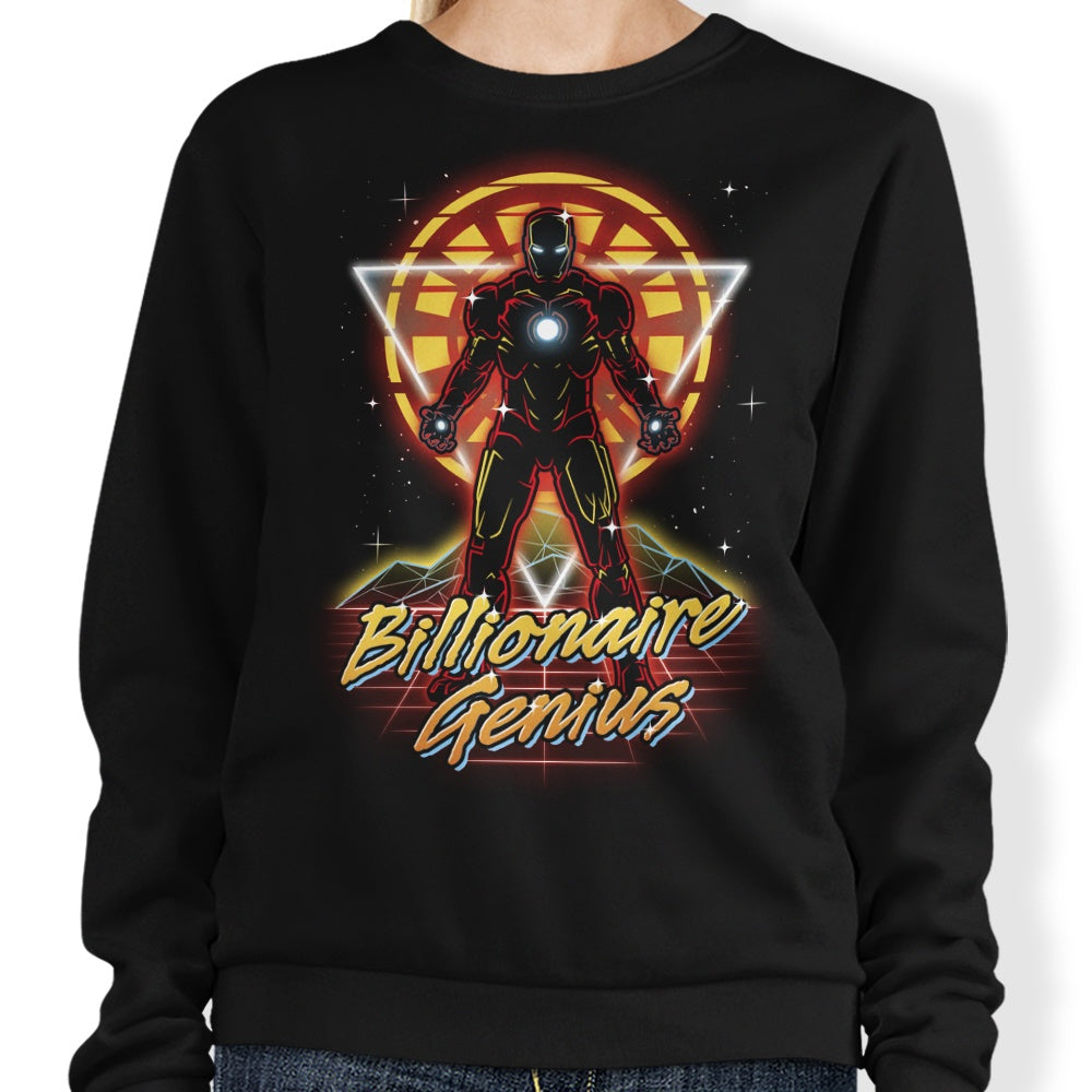 Retro Billionaire Genius - Adult & Kids T-Shirts, Sweatshirts & Hoodies apparel design preview 1