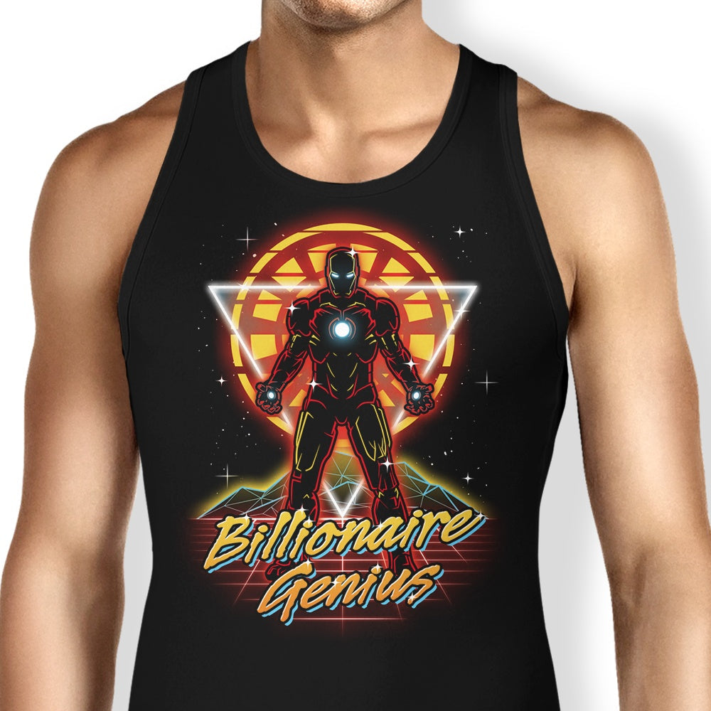 Retro Billionaire Genius Tank Top - Adult & Kids T-Shirts, Sweatshirts & Hoodies apparel design preview 1
