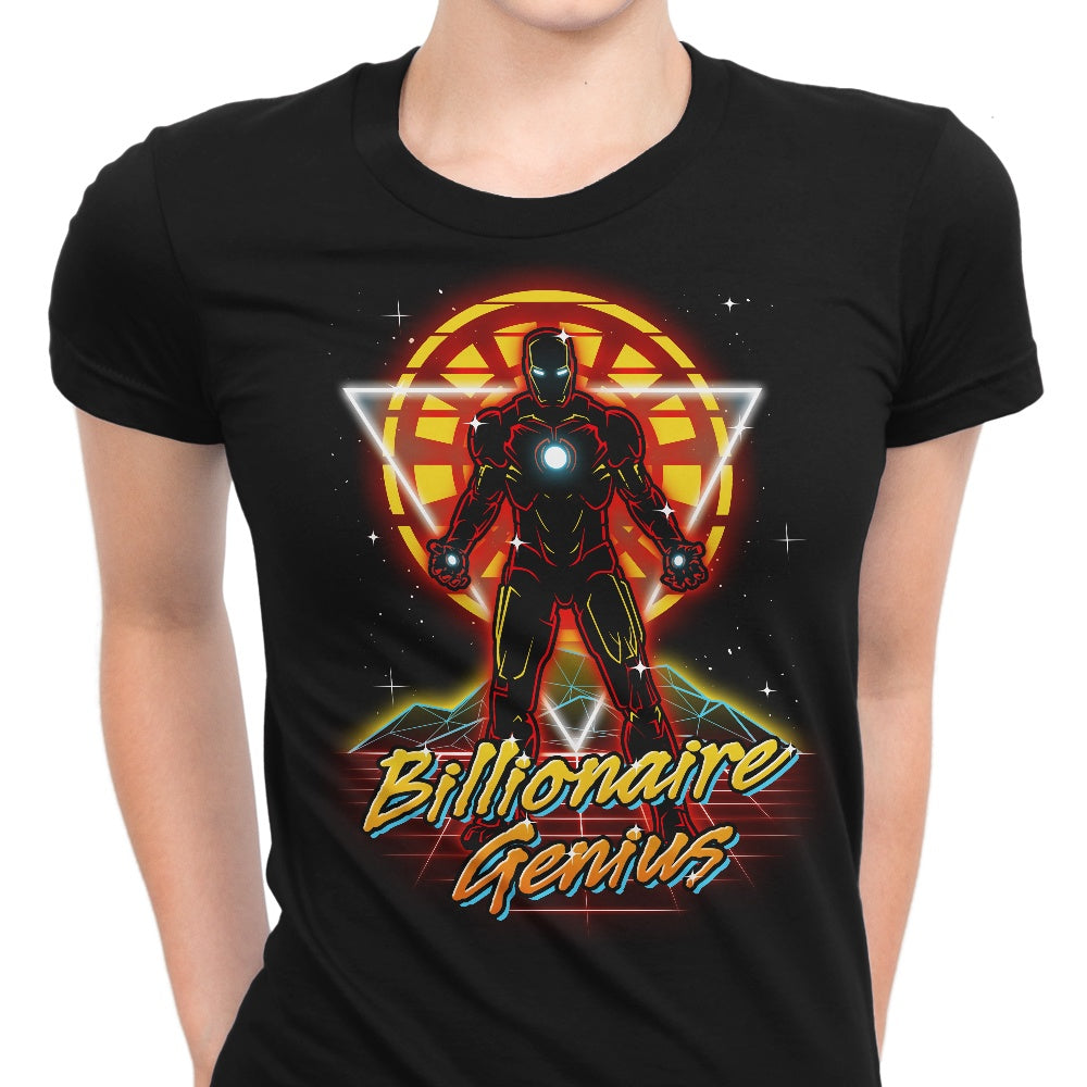 Retro Billionaire Genius Women's Apparel - Adult & Kids T-Shirts, Sweatshirts & Hoodies apparel design preview 1