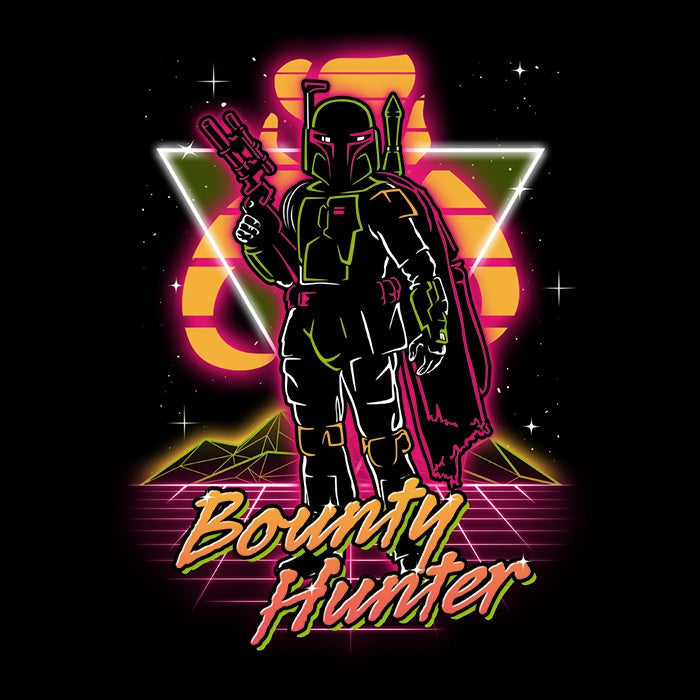 Retro Bounty Hunter Tank Top - Adult & Kids T-Shirts, Sweatshirts & Hoodies apparel design preview 2