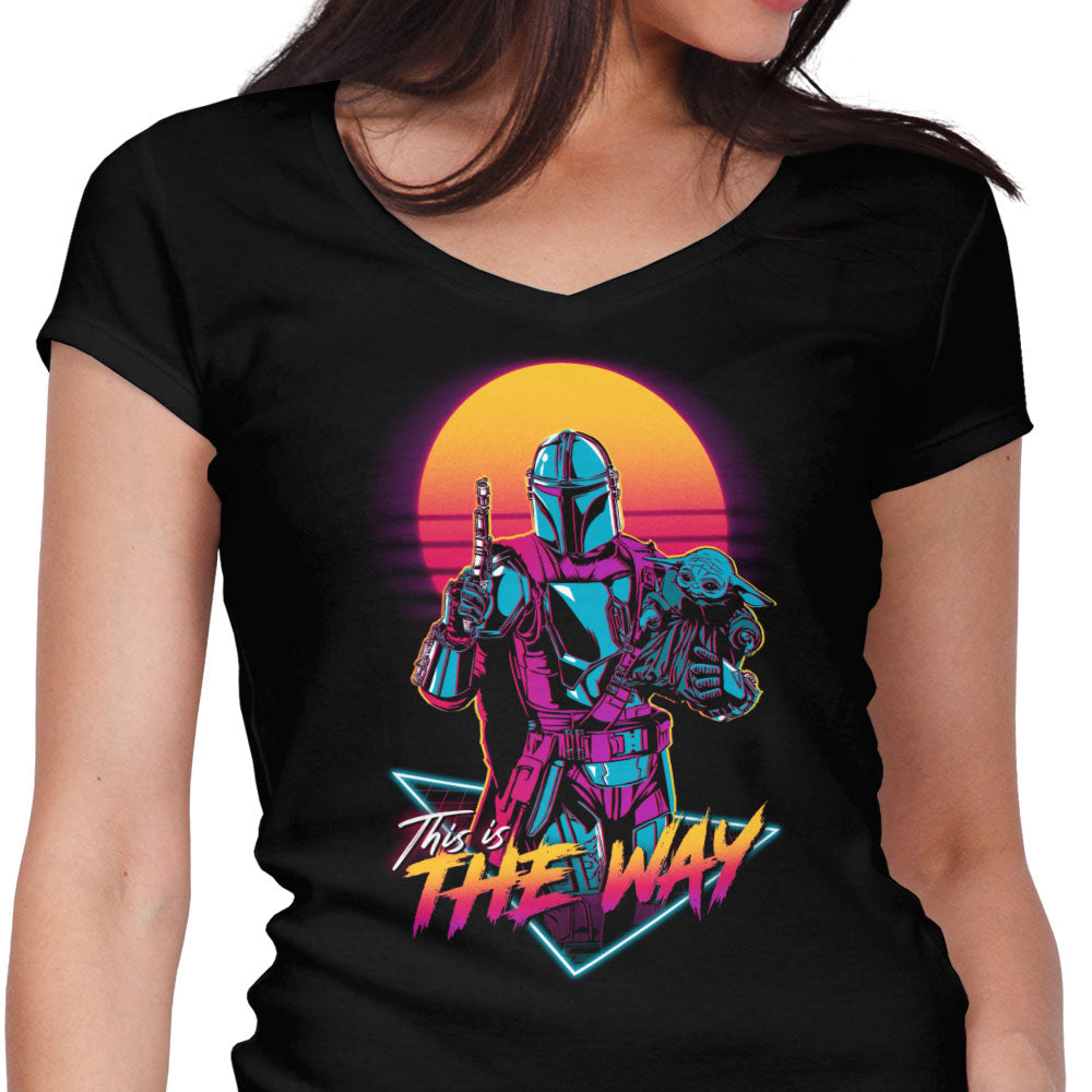 Retro Creed Women's V-Neck - Adult & Kids T-Shirts, Sweatshirts & Hoodies apparel design preview 1