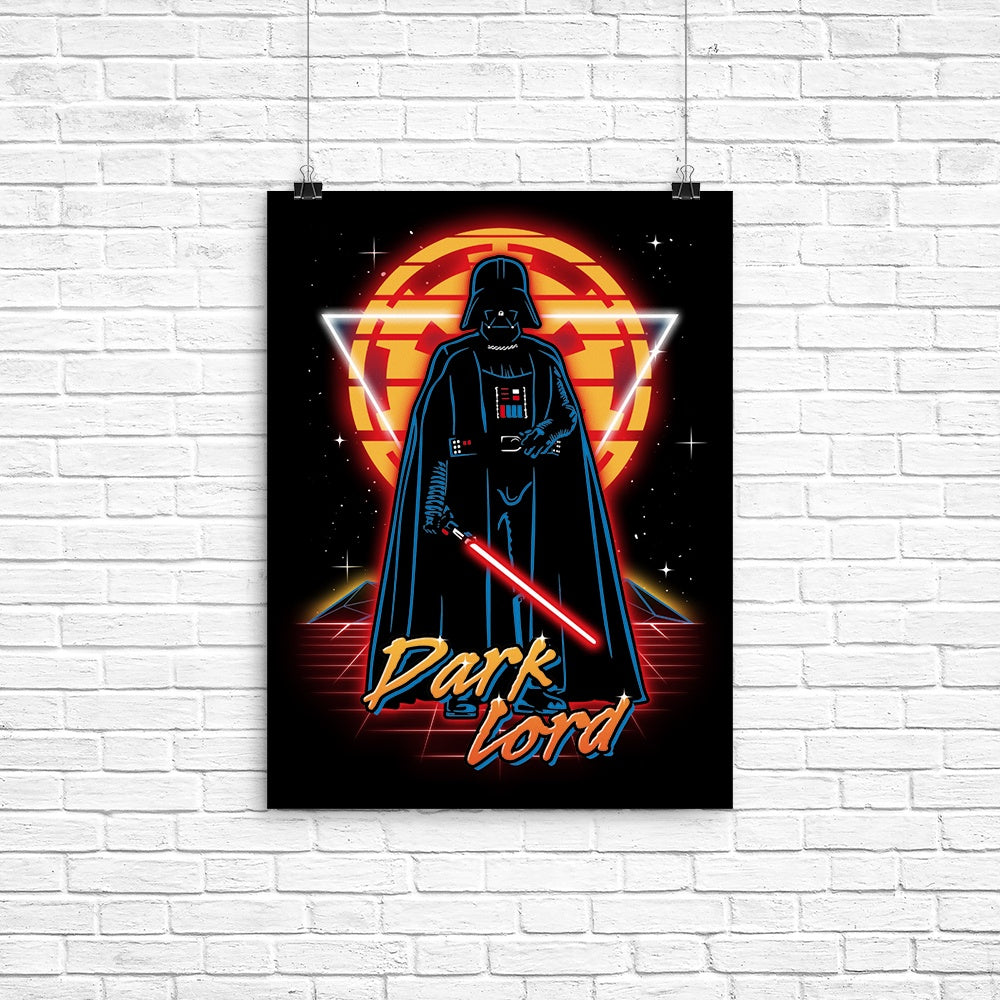 Retro Dark Lord Poster - Adult & Kids T-Shirts, Sweatshirts & Hoodies apparel design preview 1