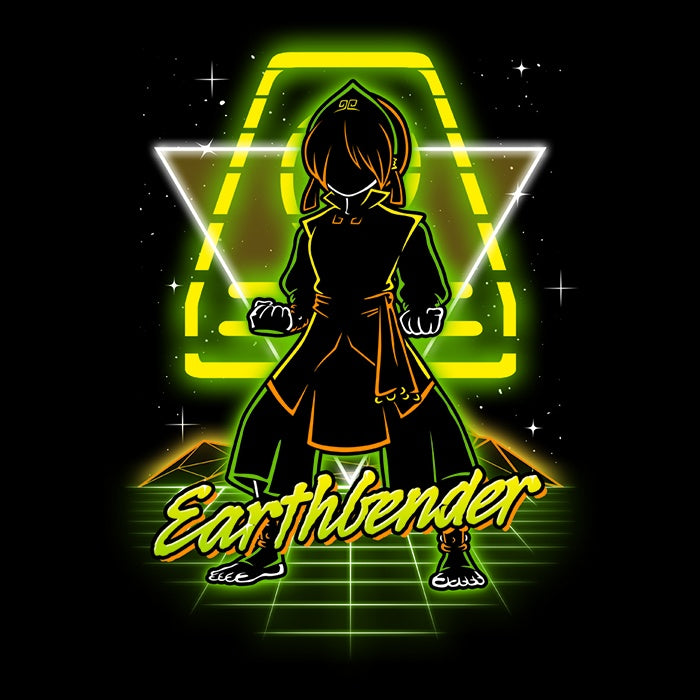 Retro Earthbender Tank Top - Adult & Kids T-Shirts, Sweatshirts & Hoodies apparel design preview 2
