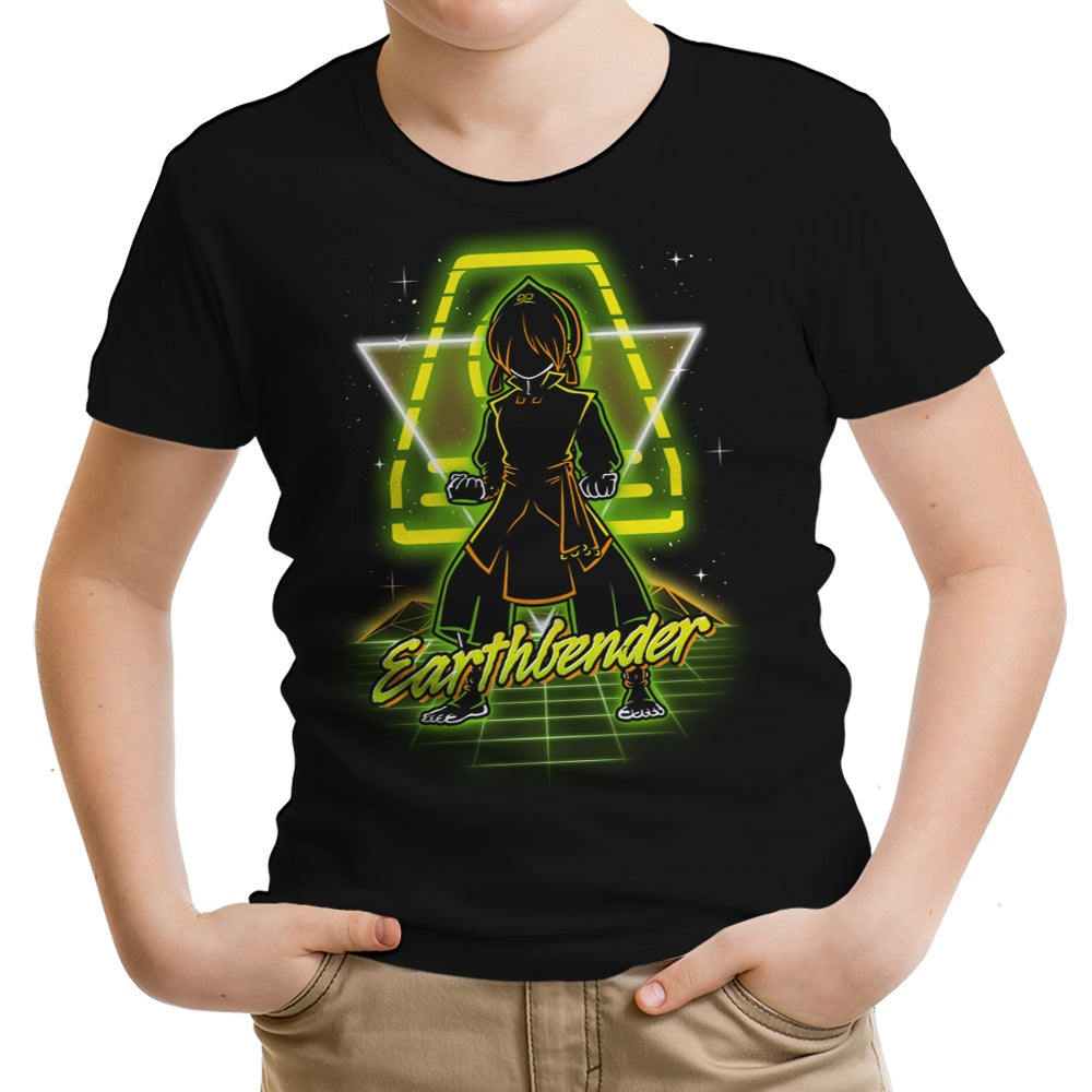 Retro Earthbender Youth Apparel - Adult & Kids T-Shirts, Sweatshirts & Hoodies apparel design preview 1