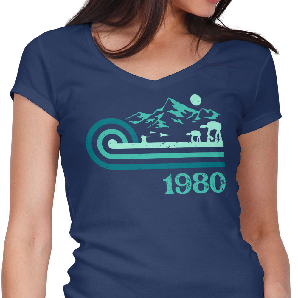 Retro Empire Women's V-Neck - Adult & Kids T-Shirts, Sweatshirts & Hoodies apparel design preview 1