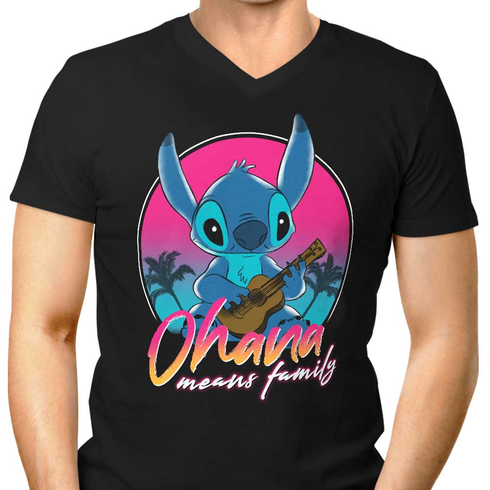 Retro Experiment Men's V-Neck - Adult & Kids T-Shirts, Sweatshirts & Hoodies apparel design preview 1