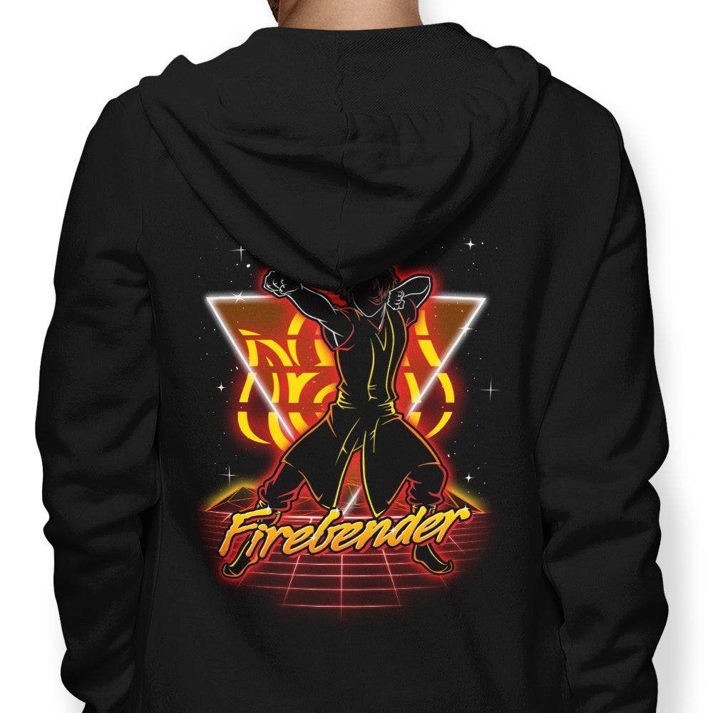 Retro Firebender - Adult & Kids T-Shirts, Sweatshirts & Hoodies apparel design preview 1