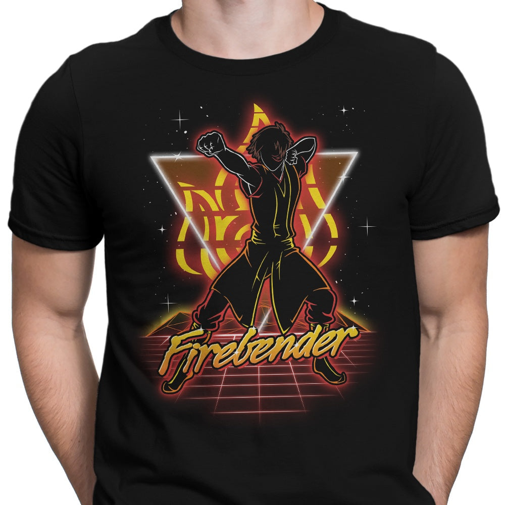 Retro Firebender Men's Apparel - Adult & Kids T-Shirts, Sweatshirts & Hoodies apparel design preview 2